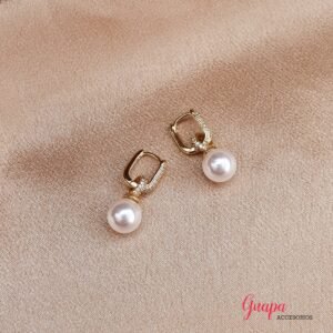 Argollas Goldfilled & Perla