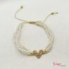 Manilla Ajustable Goldfilled & Perlas