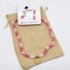Juego Goldfilled Collar & Aretes