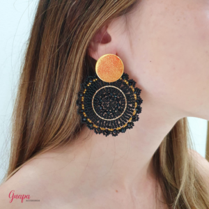 Aretes Bronce Tejidos