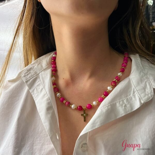 Juego Goldfilled Collar & Aretes