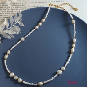 Collar Goldfilled & Perlas de Río