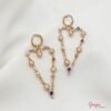 Aretes Corazón & Perlas