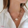 Collar Goldfilled & Piedra Cortada