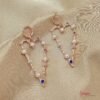 Aretes Corazón & Perlas