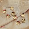 Argollas Flores Acero