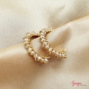 Argollas Goldfilled Tejidas