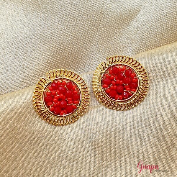Aretes Bronce Tejidos