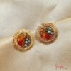Aretes Bronce Tejidos