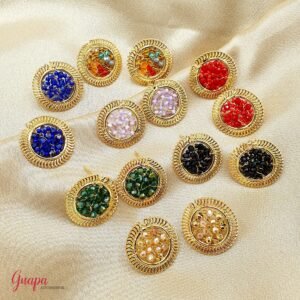 Aretes Bronce Tejidos