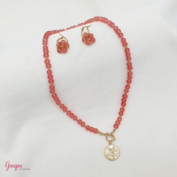 Juego Goldfilled Collar & Aretes