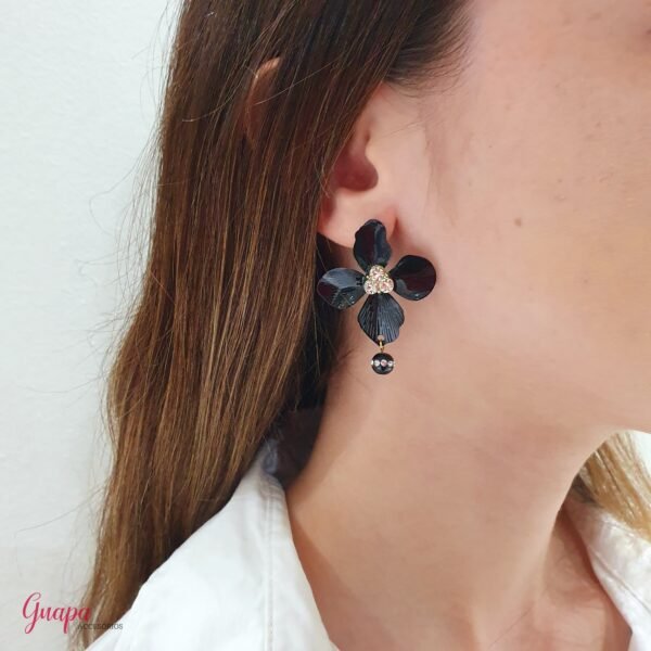Aretes Flor & Perla