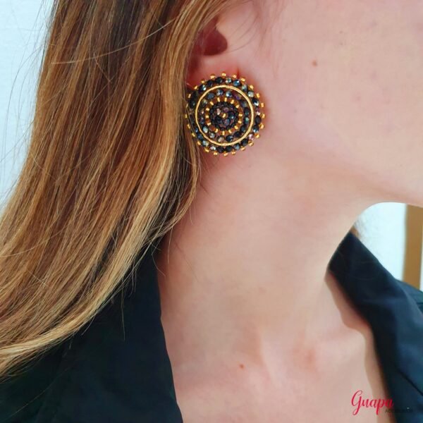 Aretes Bronce Tejidos