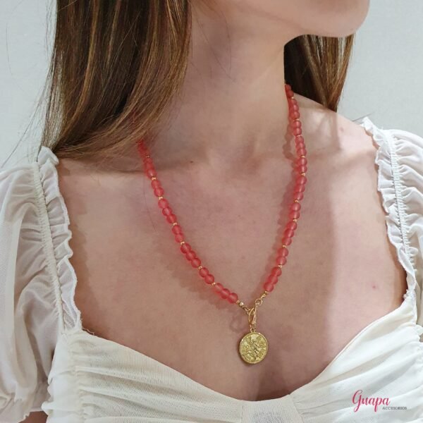 Juego Goldfilled Collar & Aretes