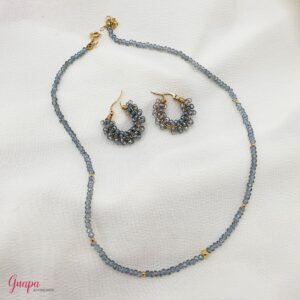 Juego Goldfilled Cadena & Aretes