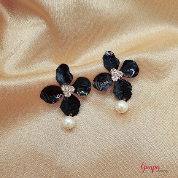 Aretes Flor & Perla