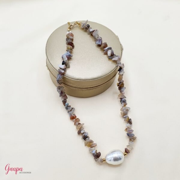 Collar Goldfilled & Piedra Cortada