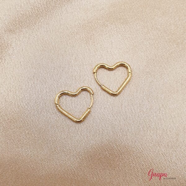 Argollas Corazón Acero