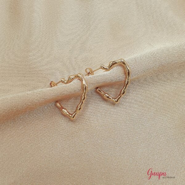 Argollas Corazón Acero