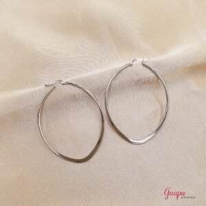Argollas Ovaladas Acero