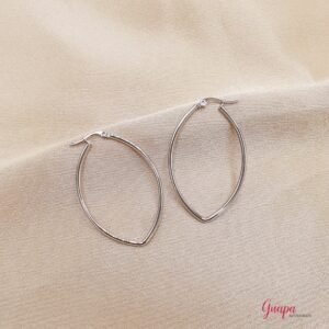 Argollas Ovaladas Acero