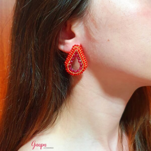 Aretes Bronce Tejidos