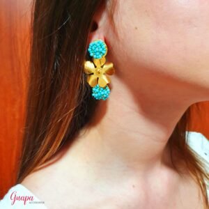 Aretes Bronce Tejidos