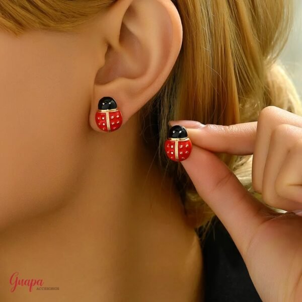 Aretes Ladybug