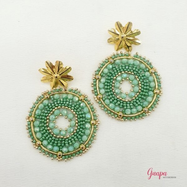 Aretes Bronce Tejidos