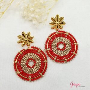Aretes Bronce Tejidos