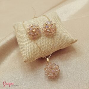 Juego Goldfilled Cadena & Aretes