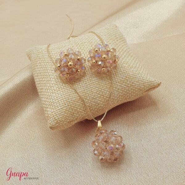 Juego Goldfilled Cadena & Aretes