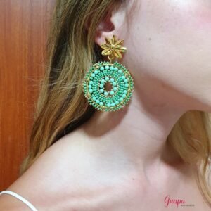Aretes Bronce Tejidos