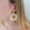 Aretes Bronce Tejidos