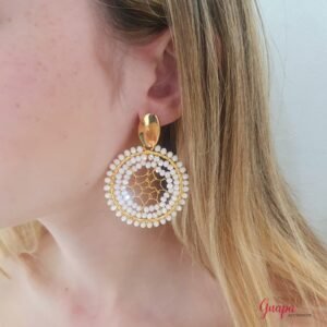 Aretes Bronce Tejidos