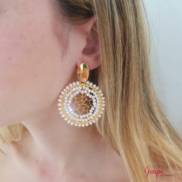 Aretes Bronce Tejidos