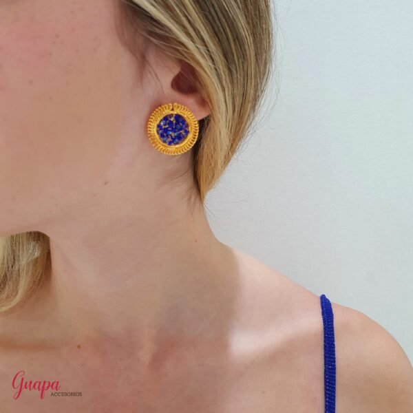 Aretes Bronce Tejidos