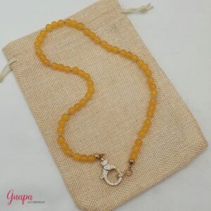 Collar Goldfilled con Broche Zircones