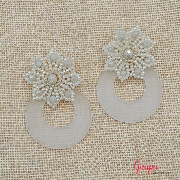 Aretes Acrílicos & Tejidos