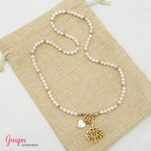 Collar Perlas & Arbol de la Vida