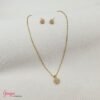 Juego Corazón & Perlas Goldfilled