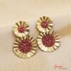 Aretes Bronce Tejidos