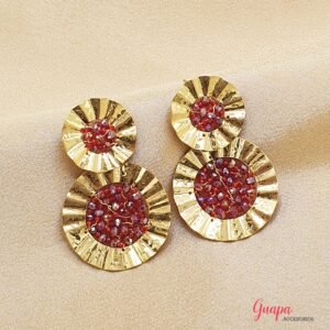 Aretes Bronce Tejidos