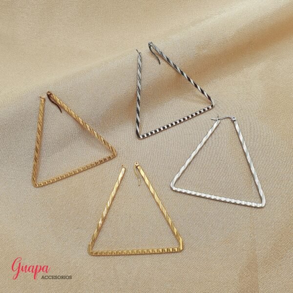 Argollas Triangulares Acero
