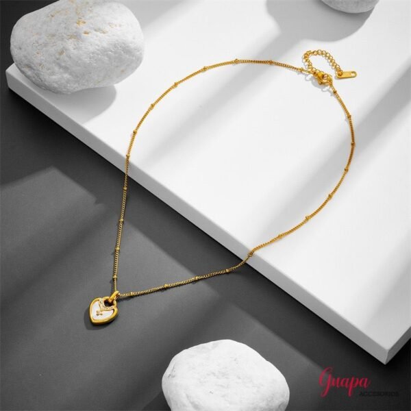 Juego Acero Cadena & Aretes