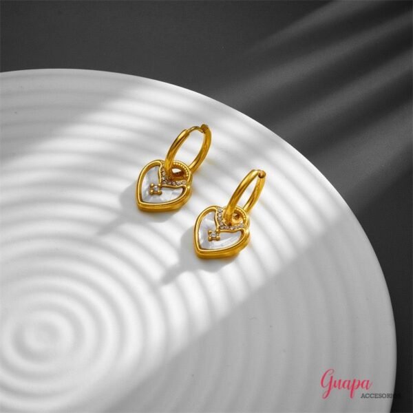 Juego Acero Cadena & Aretes