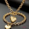 Juego Collar & Manilla Acero