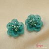 Aretes Acrílicos Flor
