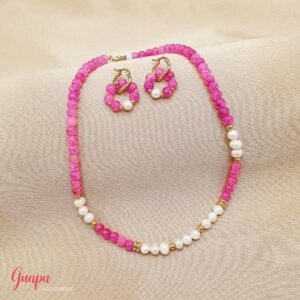 Juego Goldfilled Collar & Aretes