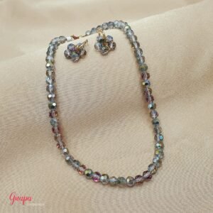 Juego Goldfilled & Cristales